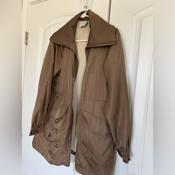 Varley Alison jacket in taupe stone size small - Picture 4 of 12